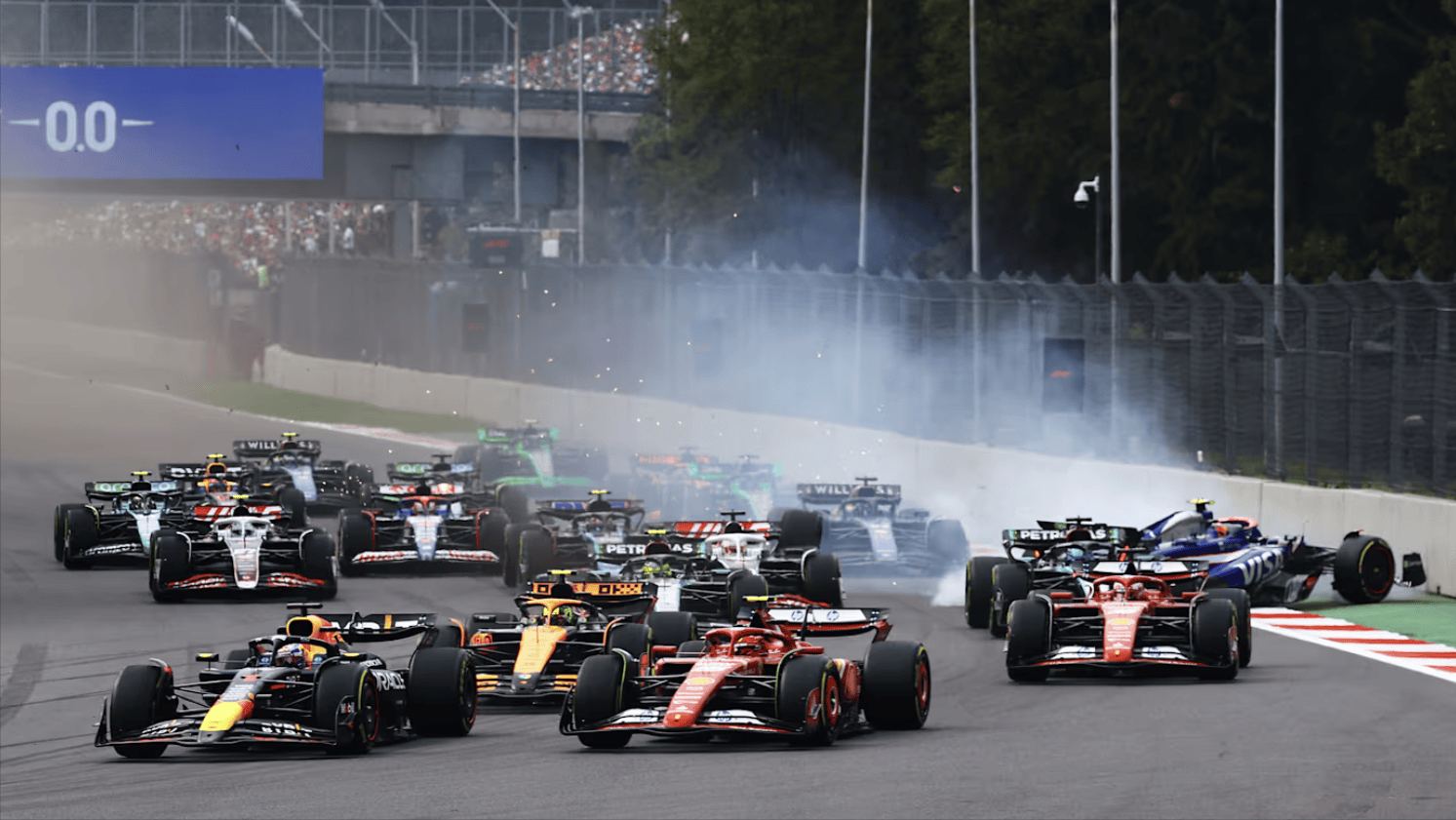 雷诺车队力克法拉利，维斯塔潘扛起全队